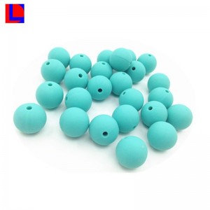 perles en caoutchouc de silicone colorées faites sur commande de catégorie comestible